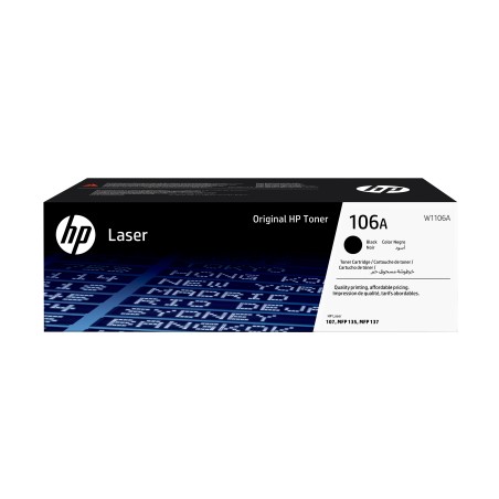 HP 106A Black Laser Toner Cartridge (W1106A) - High-Quality, Reliable Printing Solutions